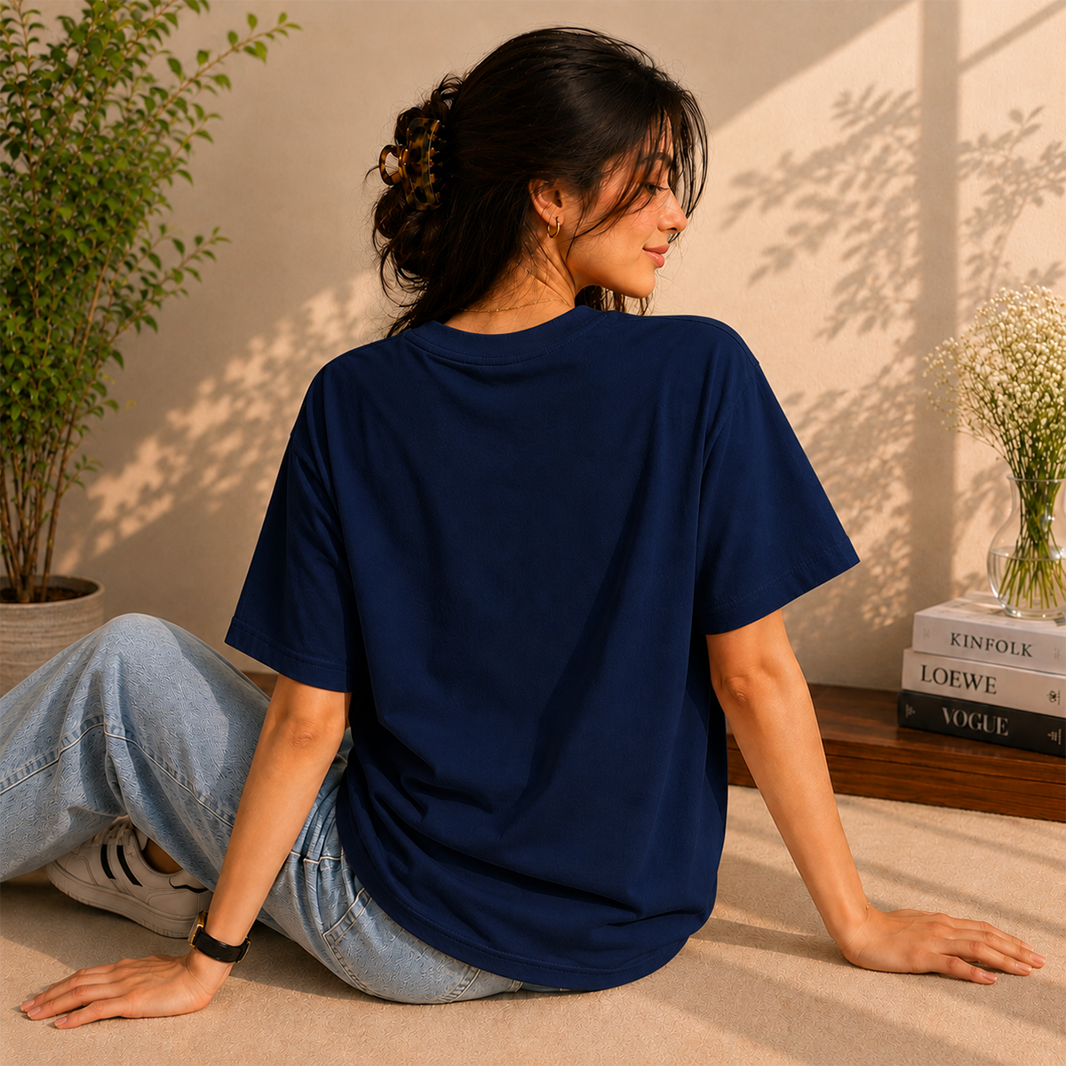 Love Bow Oversized T-Shirt – Premium French Terry