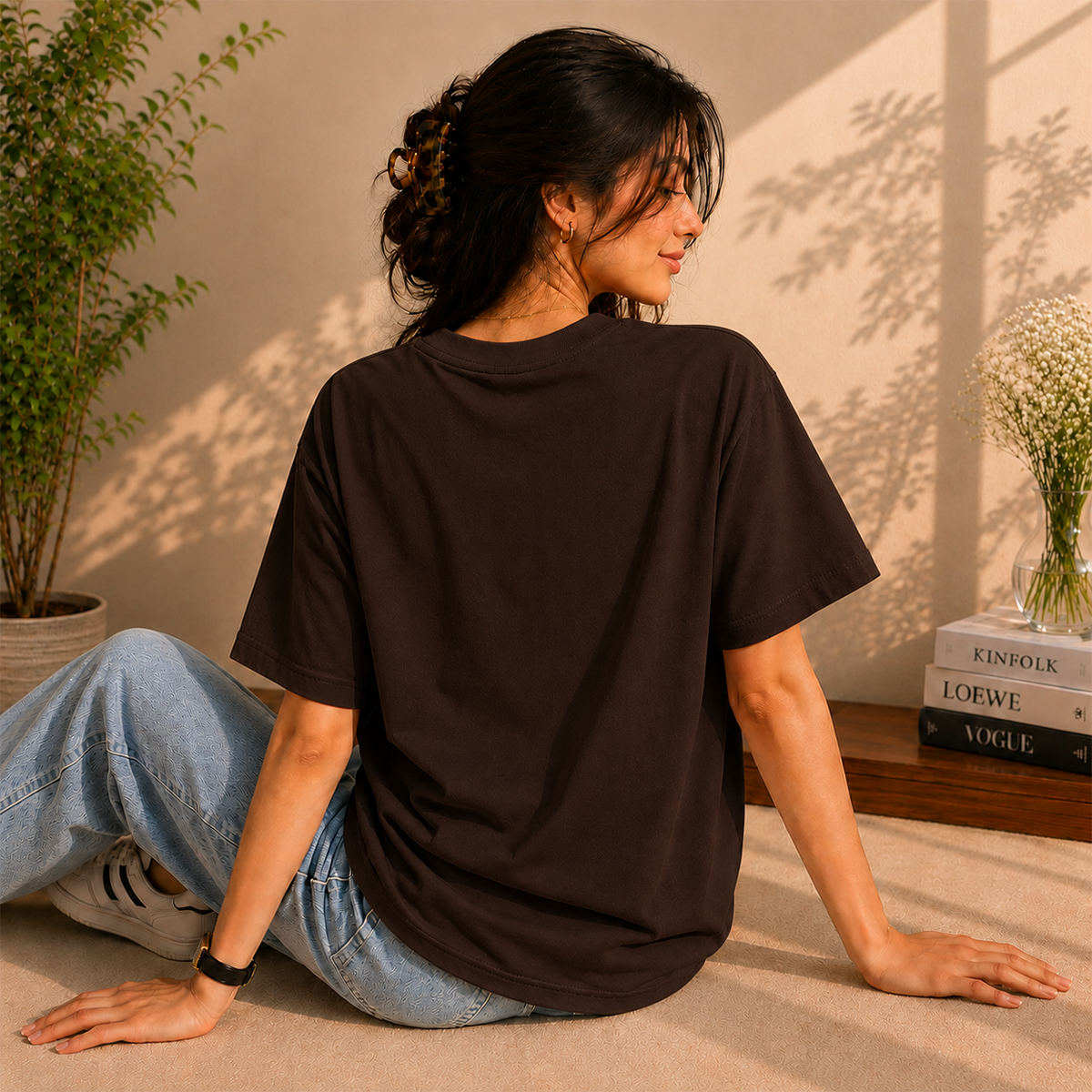 Love Bow Oversized T-Shirt – Premium French Terry