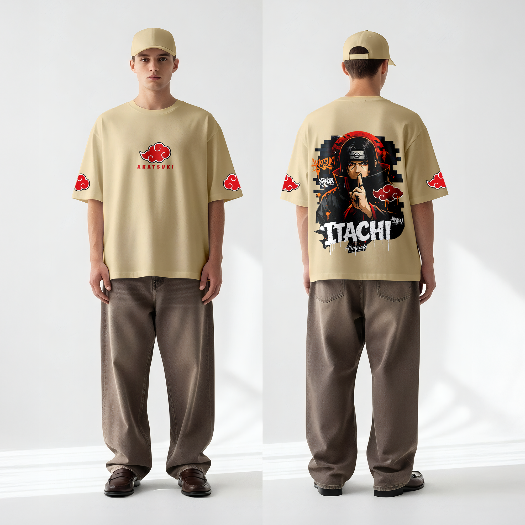 Akatsuki Member Tees | Oversized