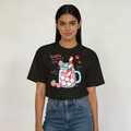 Strawberry Juice Graphics Girlies Tees