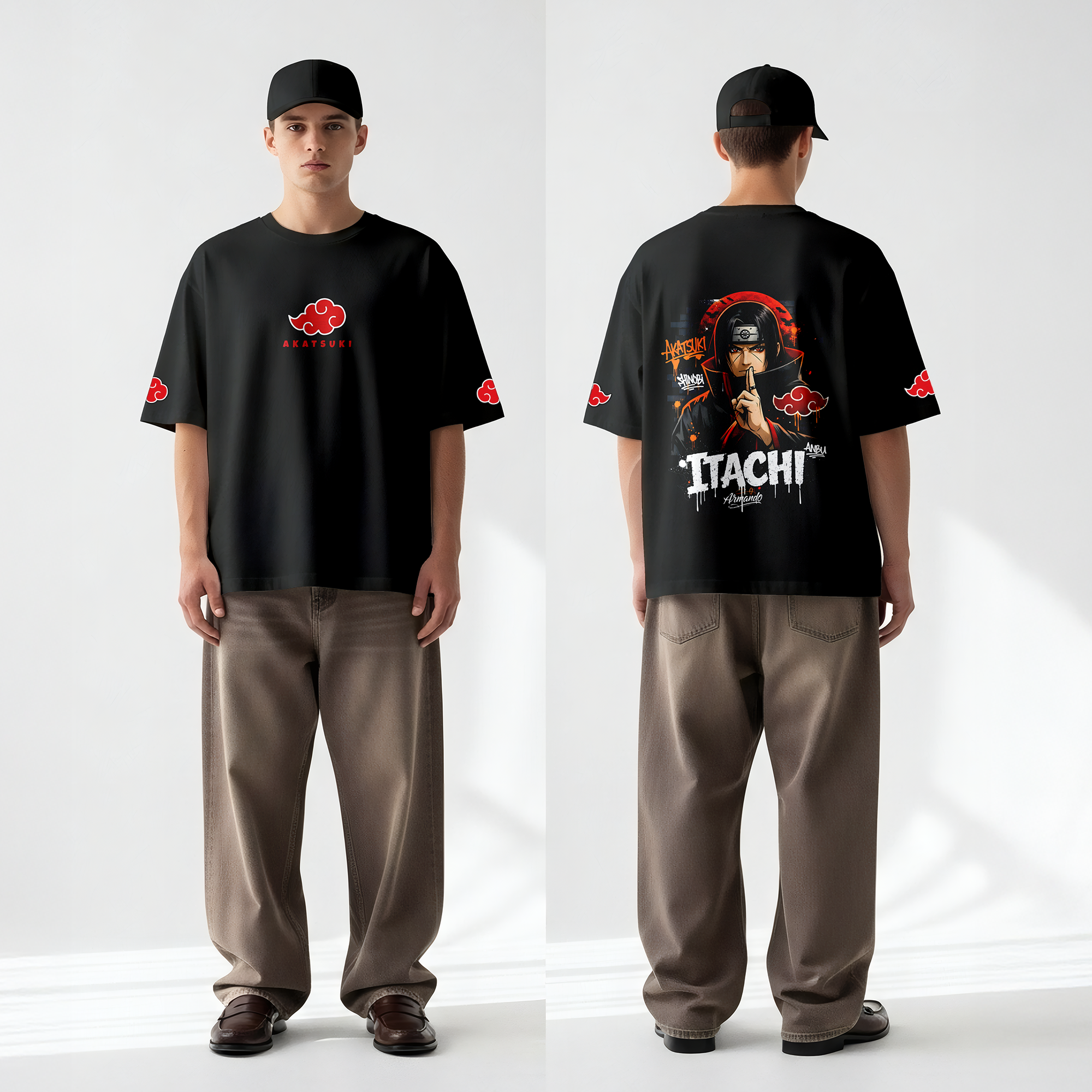 Akatsuki Member Tees | Oversized