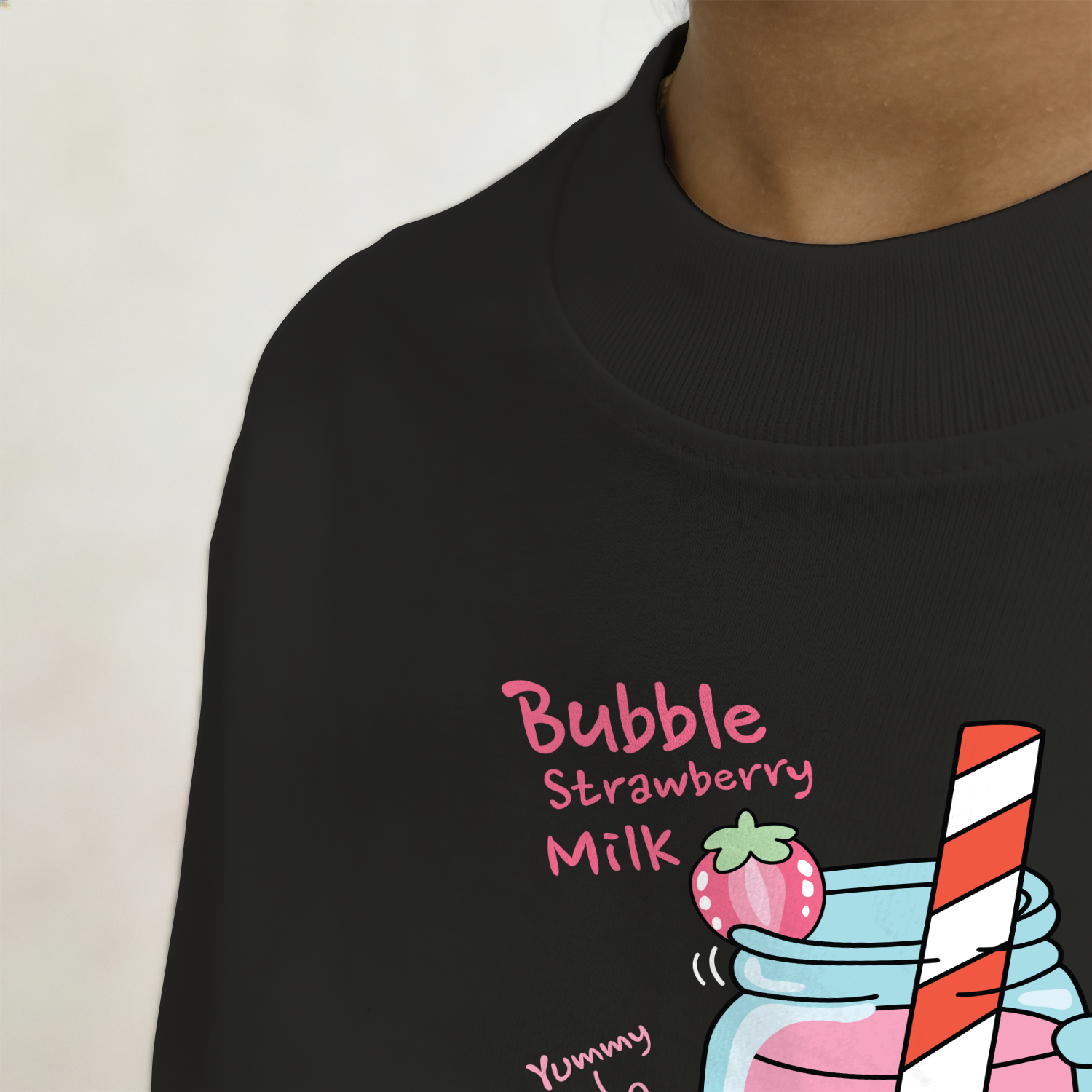 Strawberry Juice Graphics Girlies Tees
