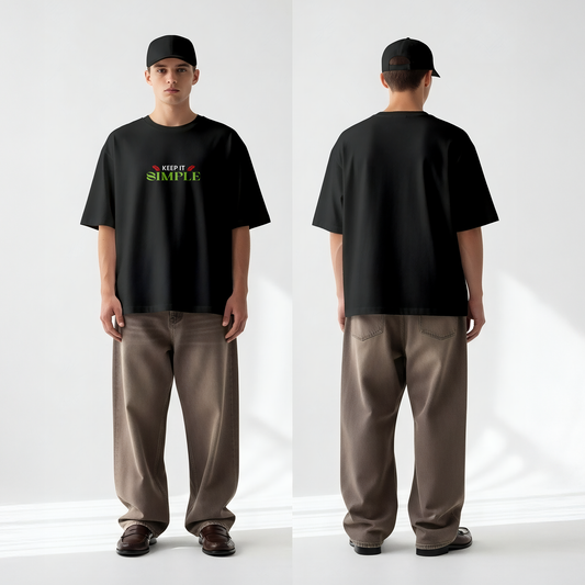 Keep It Simple Graphocs Oversized Tees