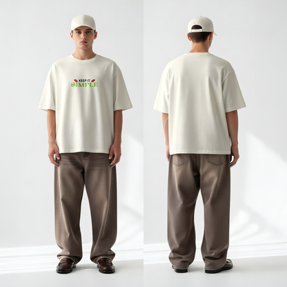 Keep It Simple Graphocs Oversized Tees