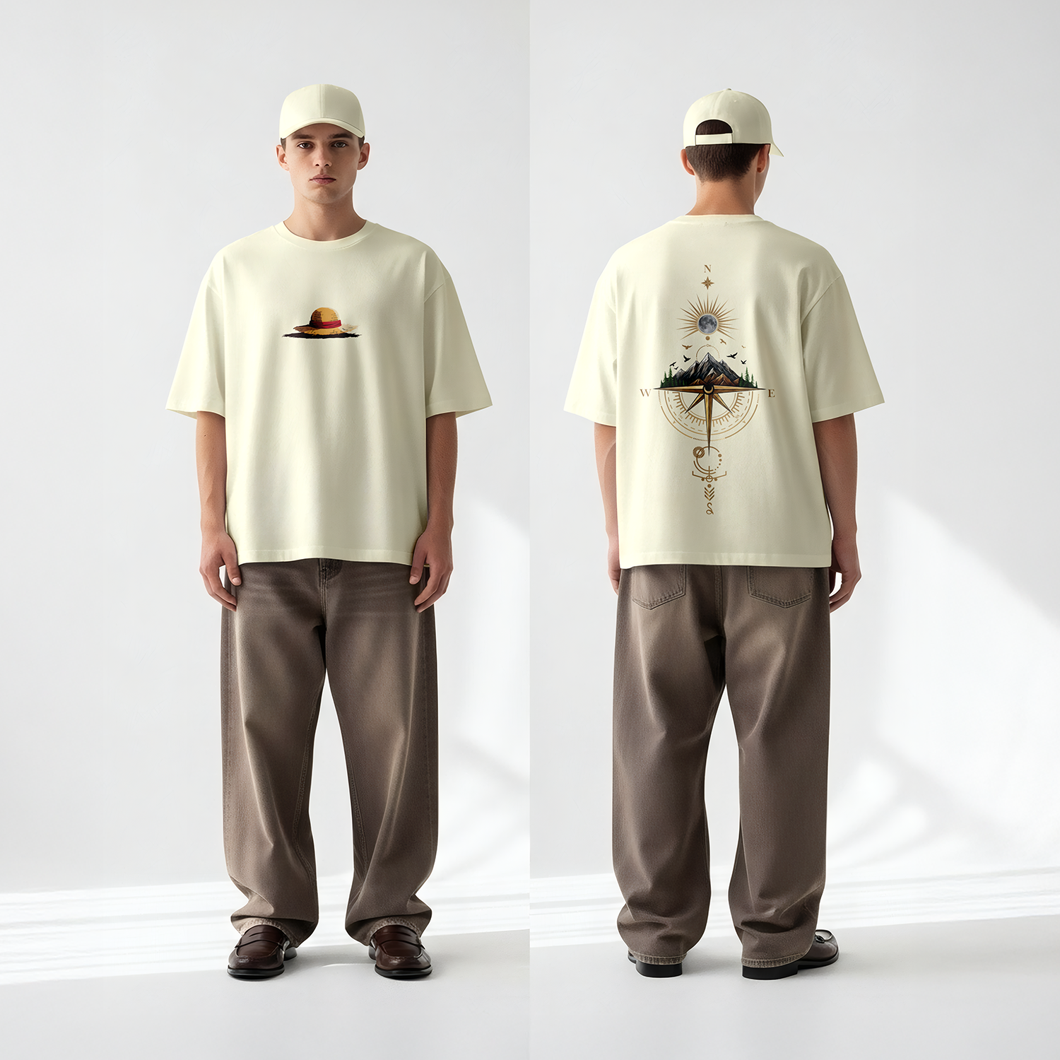 One Piece Cool Graphics Oversized T-shirt