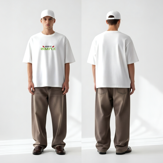 Keep It Simple Graphocs Oversized Tees